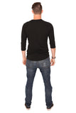 fabulous people solid baseball tee (black)