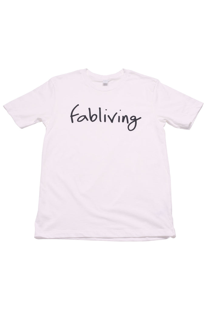 FP fabliving cotton short sleeve tee (white/black)