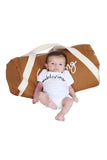 FP infant fabliving short sleeve one-piece (white/black)