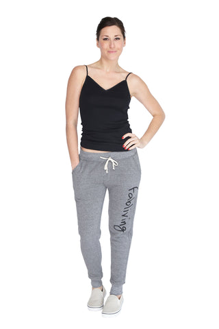 fabliving fleece jogger pant (eco grey/black)