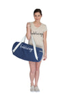 FP fabliving denim weekender bag (denim/white)