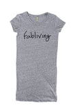 fabliving eco-jersey dress (eco grey/black)