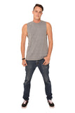 fabulous people solid muscle tee (heather grey)