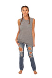 fabulous people solid muscle tee (heather grey)