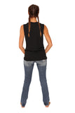 fabulous people solid muscle tee (black)