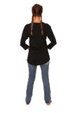 fabulous people solid baseball tee (black)