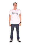 FP fabliving cotton short sleeve tee (white/black)