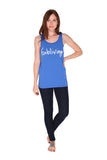 FP fabliving cotton tank (royal blue/white)