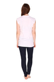 FP fabliving cotton muscle tee (white/pink)