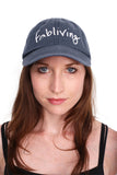 FP fabliving twill cap (light navy)