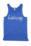 FP fabliving cotton tank (royal blue/white)